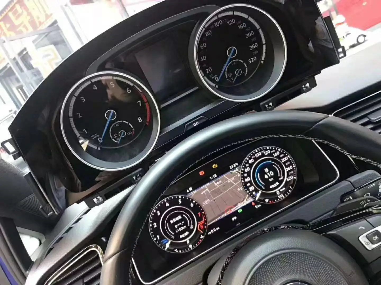 5G1920791B 5G1920791A 골프 mk7/mk7.5용 새  가상 콕핏 클러스터, 2015년형 골프용 속도계