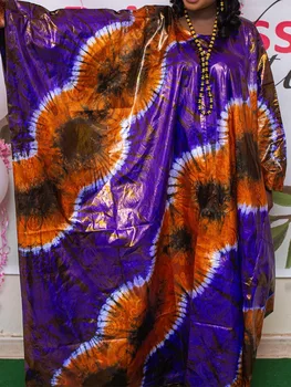 Abito stampato in chiffon africano, eleganti riunioni stagionali, celebrazioni di nozze, abbigliamento cerimoniale tradizionale 1