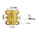 Gold 25.5mm x 28mm