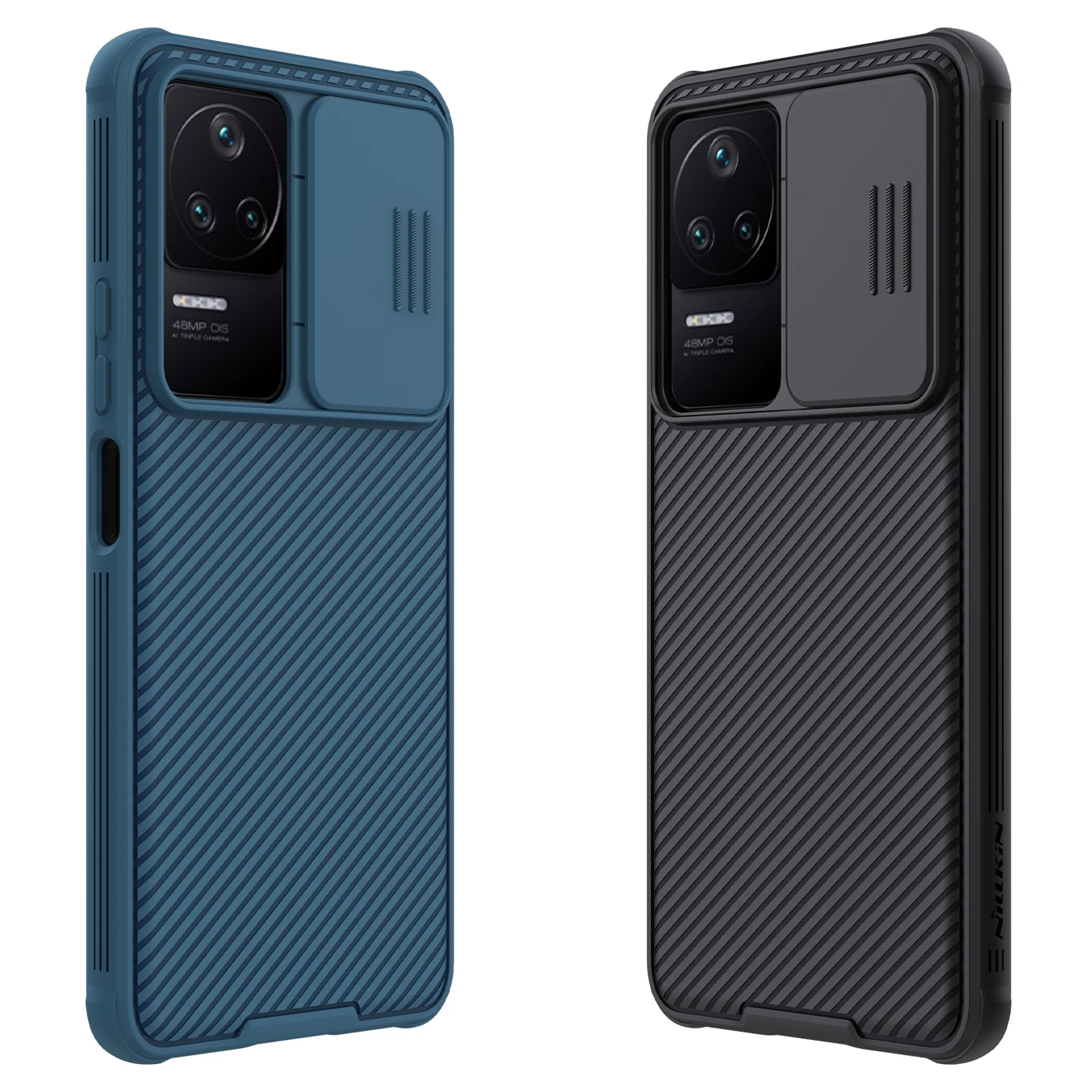 

Чехол для Poco F4 5G, задняя крышка ПК, бампер из ТПУ NILLKIN Camshield, скользящая крышка, защита объектива камеры, чехол для конфиденциальности Poco Phone F4