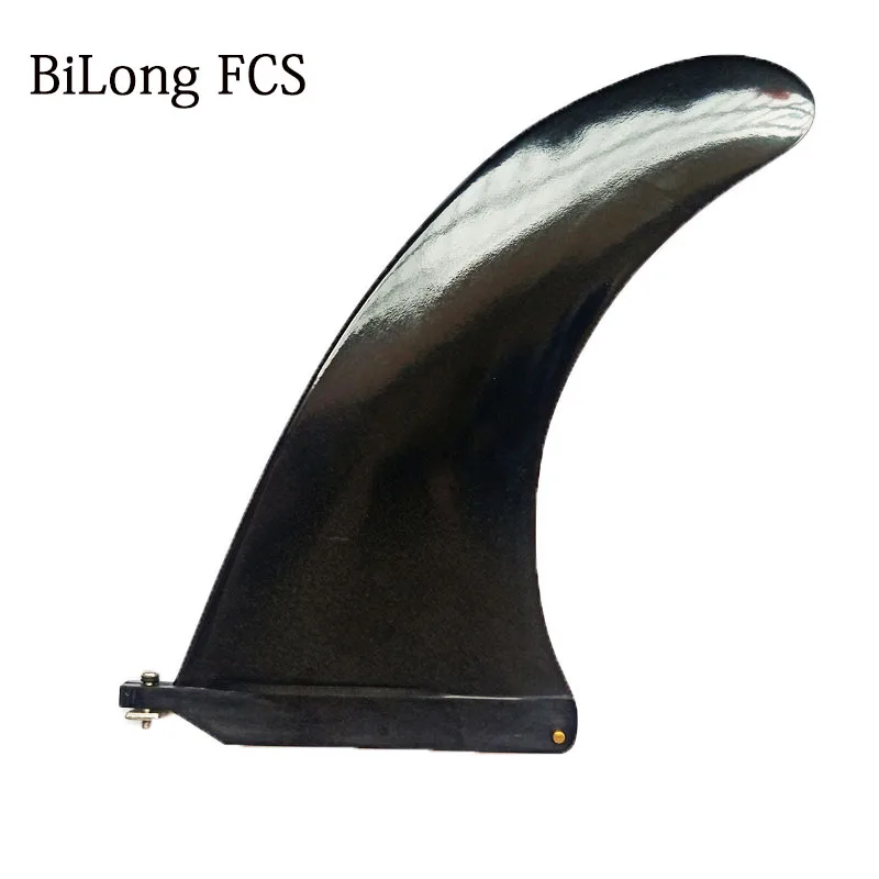 10 Inch Longboard Fins US Plug SUP Surfboard Fin Paddle Board Nylon Plus Fiber Plastics Fin Inflatable Paddle Board Windsurf