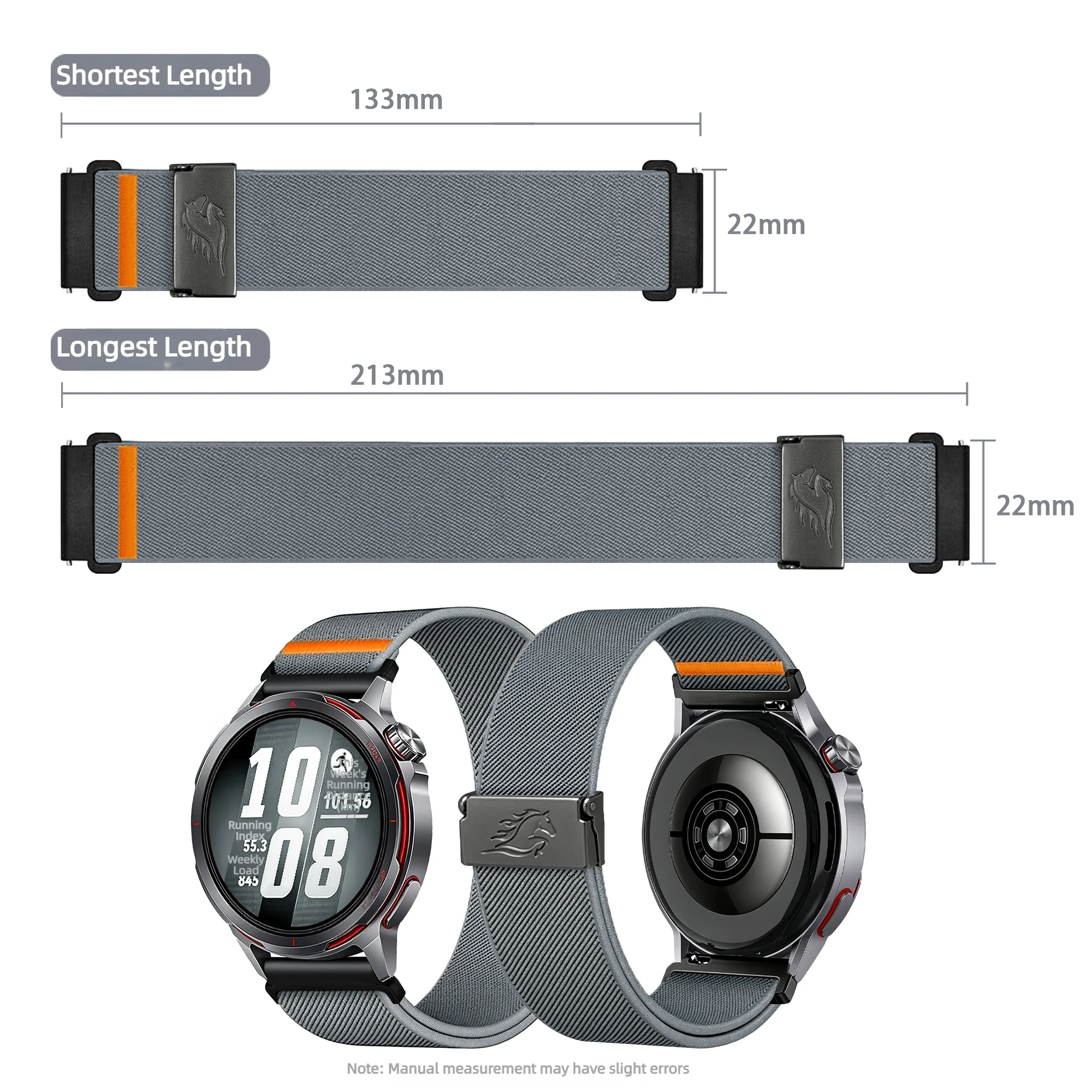 Nylon Loop Sport Bracelet Strap - Vibrant WatchBand Collection