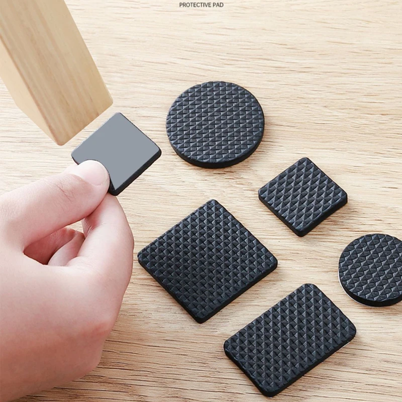 Self-Adhesive Felt Furniture Leg Protectors - Anti-Slip, Anti-Scratch, Noise-Reducing Pads (5mm Thick)