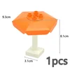 Big Building Blocks Slide Swing Seesaw Park Playground Series Large Pillar Bricks Children Kid Educational Toy Compatible Duploe 6