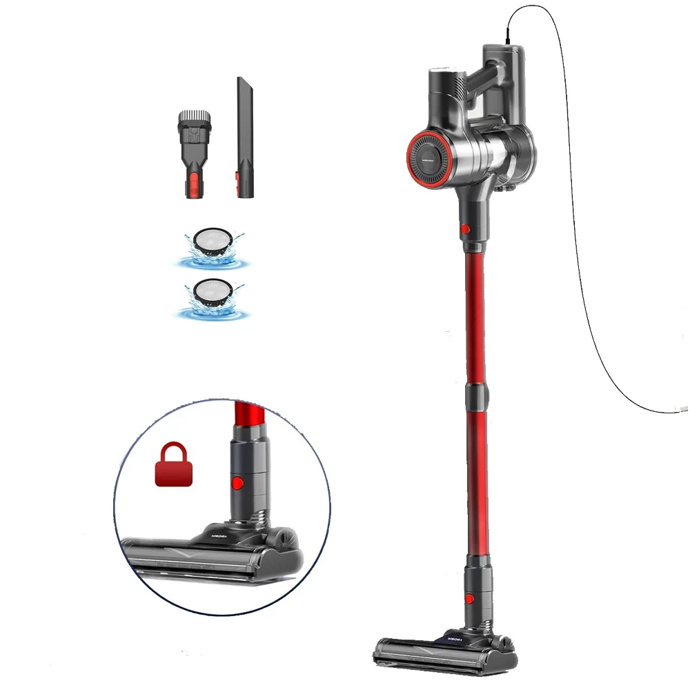 YISORACordedVacuumCleaner600W23KPaStickVacuumFreeStand6in1