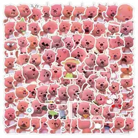 100PCS Korean Loopy Little Beaver Cute Cartoon Stickers Pack Handheld Account Stickers Notebook DIY Decorative Stickers Toys 1