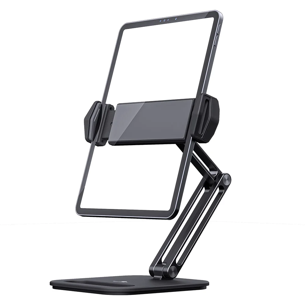 Tablet stand with non-slip base