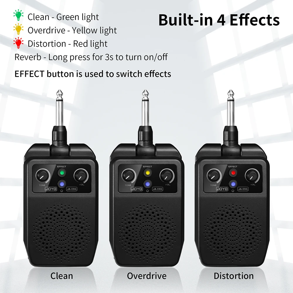JA-05G Bass Guitar Speaker Amplifier Plug and Play Mini Amp Bluetooth Function f