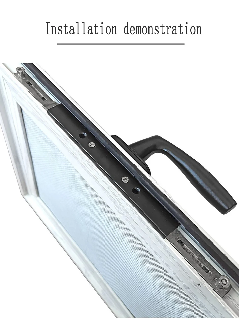 Description Picture 4 of item1PCS Broken Bridge Aluminum Casement Window Aluminum Cover Lock Box Door Window Transmission Lock Body Lock Core Accessories