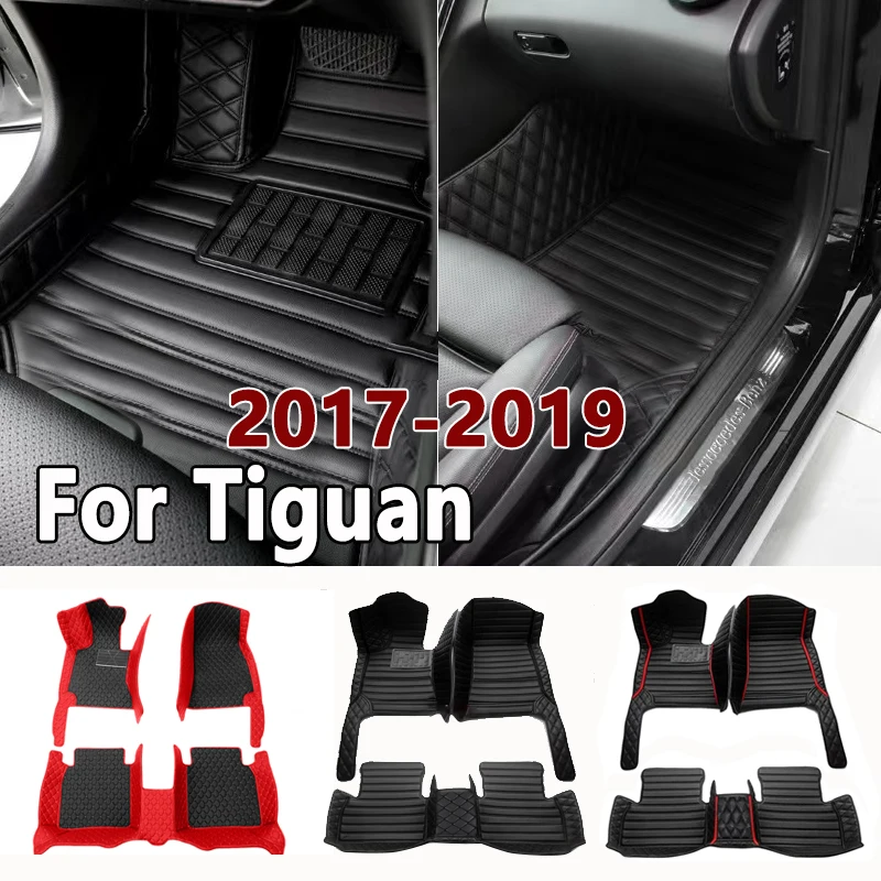 

Car Floor Mats For Tiguan 2019 2018 2017 Carpets Custom Accessories Interior Waterproof Auto Parts Products For VW VW