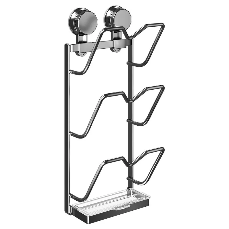 2/3 Tier Pot Lid Organizer Kitchen Countertop Organiser Metal Hanging Storage Rack Stand Home Kitchen Accessories