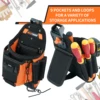 MELOTOUGH Small Electrician's Tool Pouch Tool Belt Pouch with Belt Buckle Attachment 9 Gauge Craftsman Tool Pouch 6