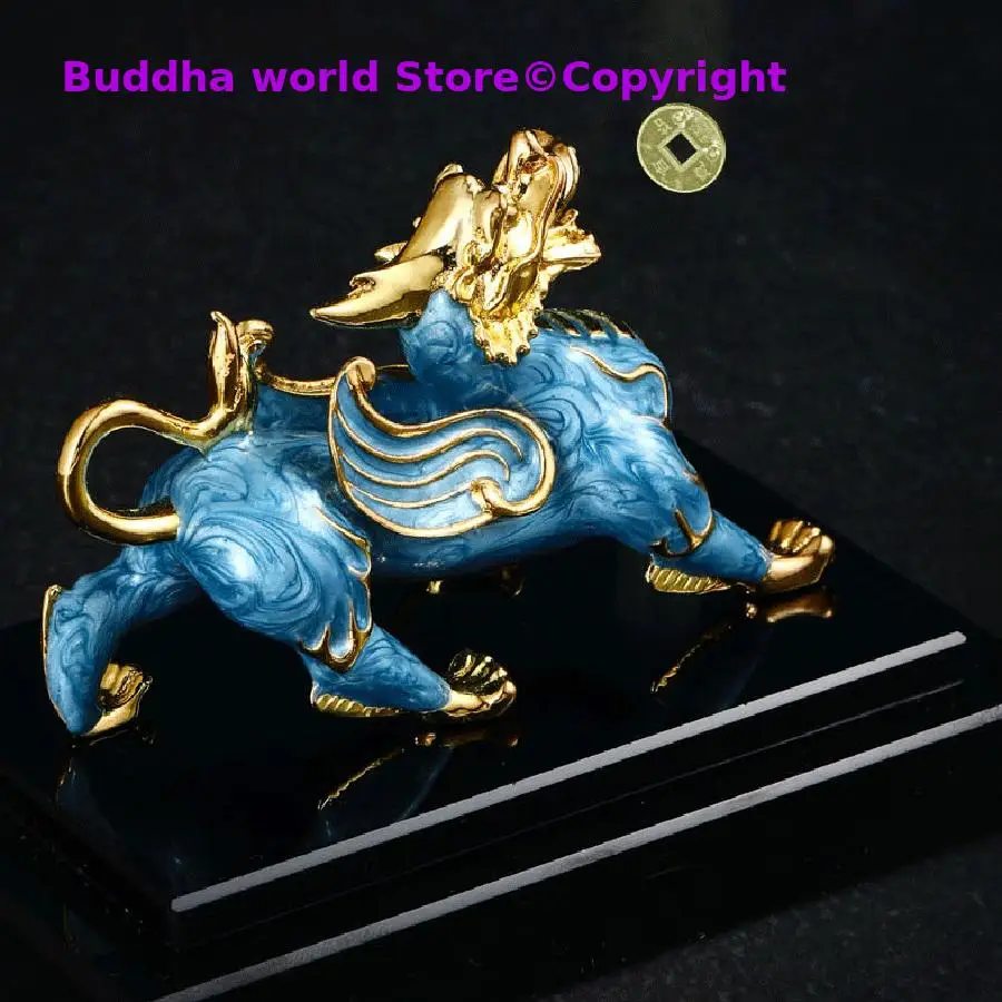 

office home CAR Mascot Southeast Asia FENG SHUI Talisman Money Drawing GOOD LUCK Royal dragon PI XIU statue