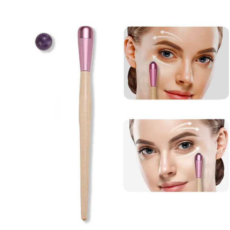 

Eye Massager Pen Jade Eye Cream Roller Wand, Face Massage, Facial Massager for Applicator, Reduce Puffiness