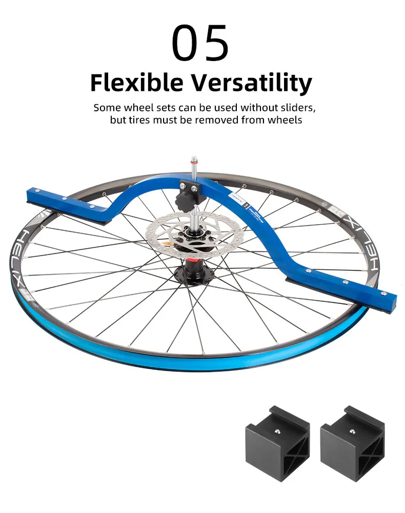 TOOPRE Bicycle Wheel Set Center Bow Wheel Center Positioning Gauge Calibration Wheel Bow Adjustment Tool