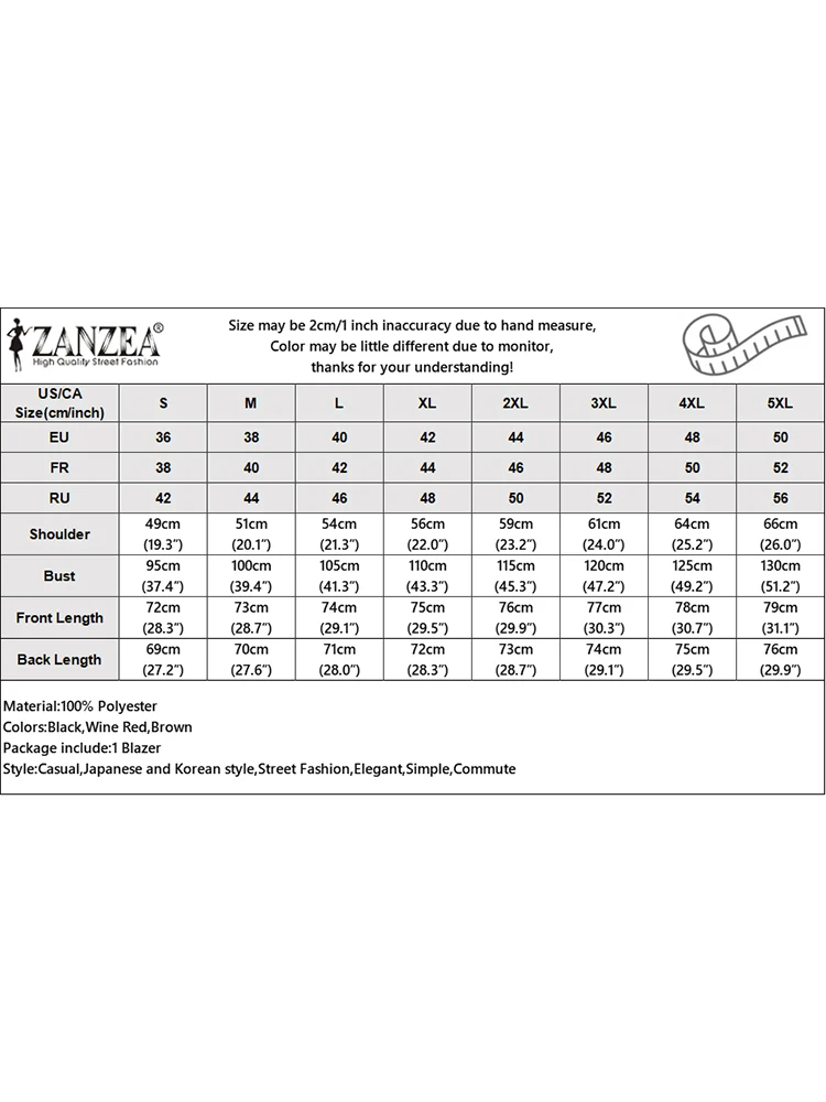 Polyester Sleeveless Blazer for Women Autumn Office Streetwear