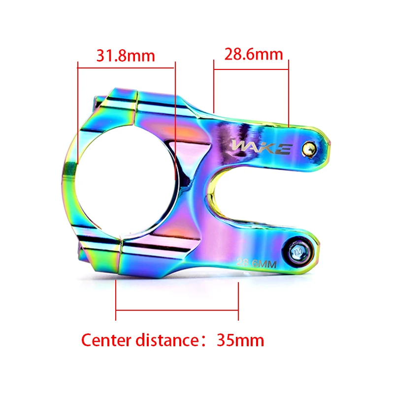 Bicycle Stem Wake Mtb Power Stem Road Bike Mountain Bicycle Bridge Short Power 31.8mm 35mm Road Handlebar Table Adjustable Stem Riser Cycling