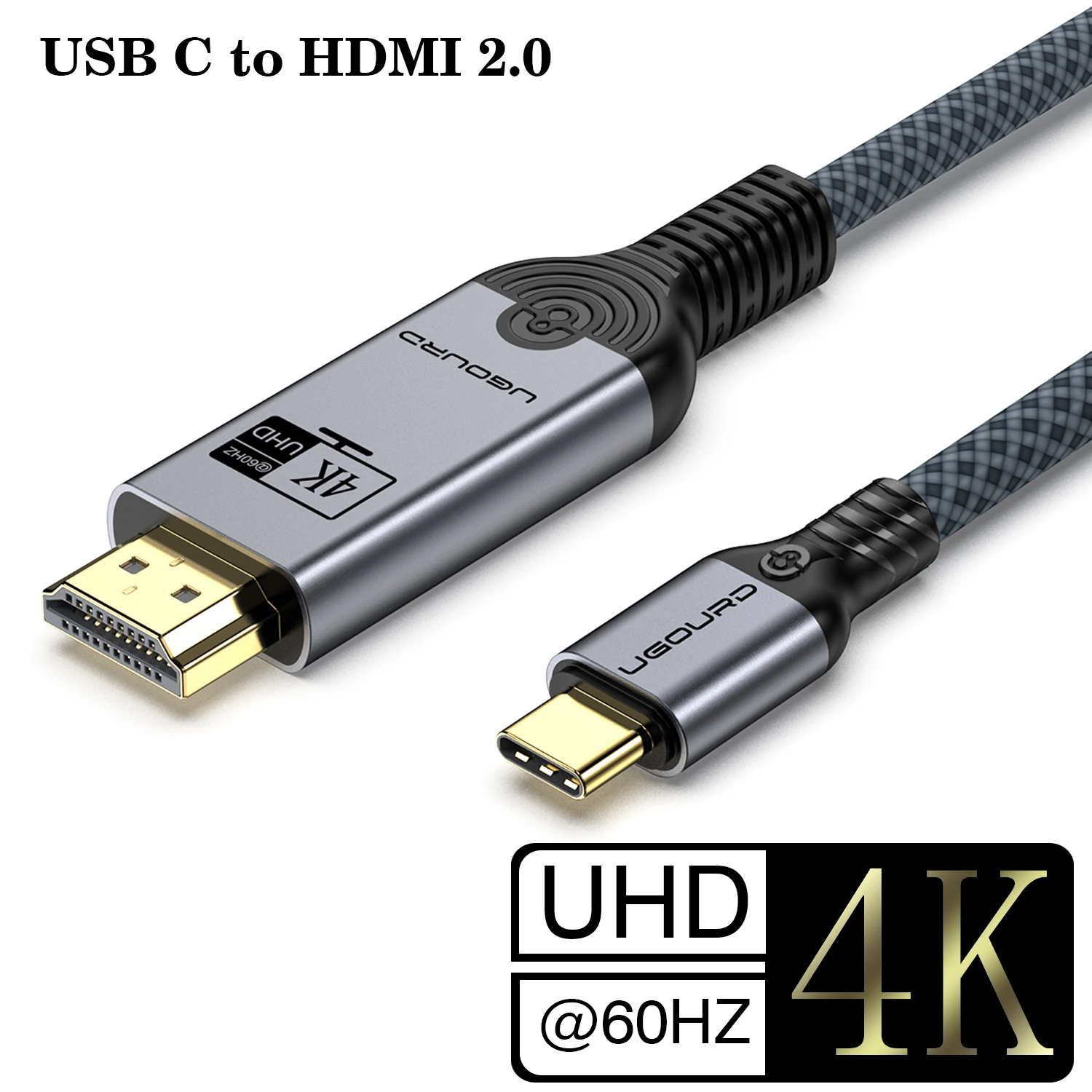Câble USB-C Vers HDMI 4K 60hz Angle Droit Pour MacBook Pro - CABLETIME