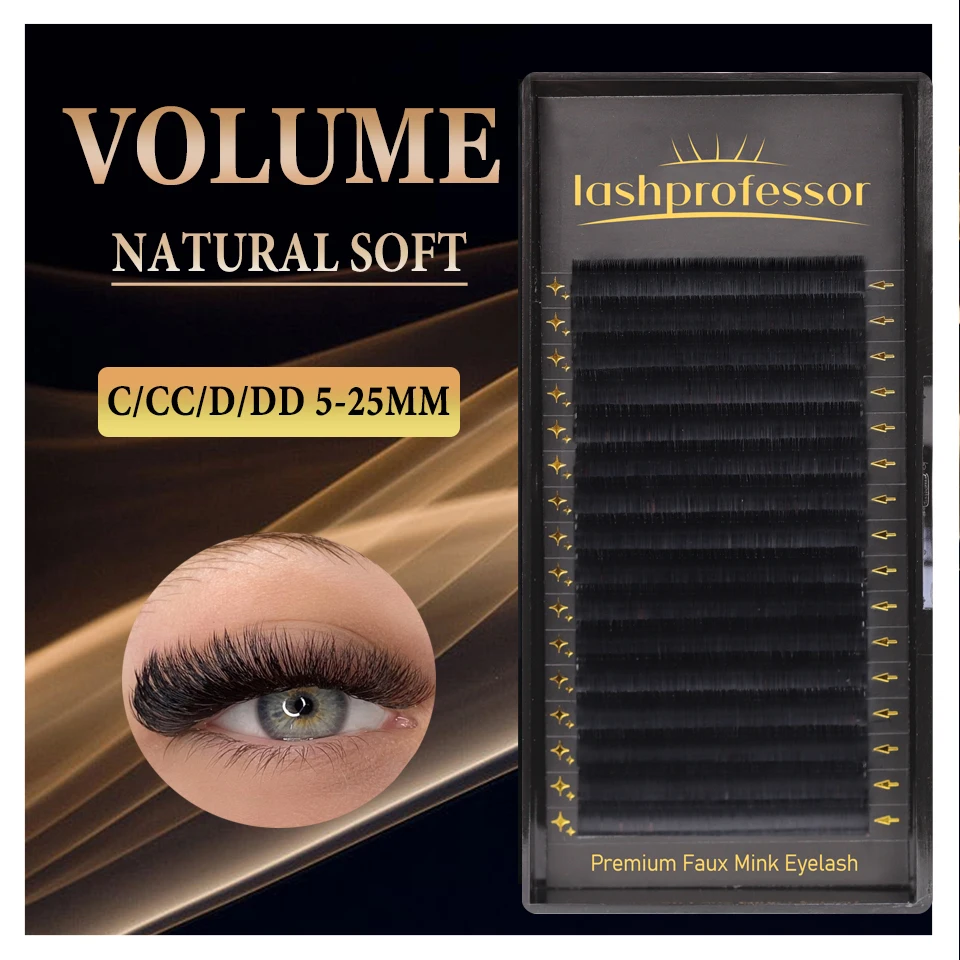 Individual Eyelash Extension Faux Mink False Eyelashes Artificial Lashes For Makeup Handmade Natural Lash Extension Wholesale