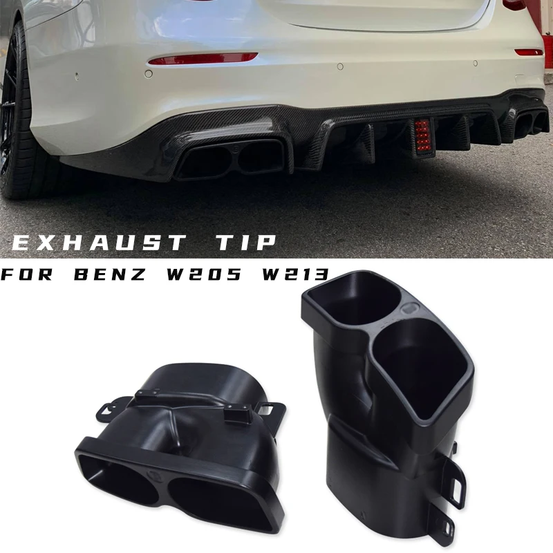 

Car Exhaust Tip For Benz W205 W212 W222 W204 W213 C E S Class Exhaust System Rear Muffler Tip Tailpipe Exhaust Tips Tailpipe