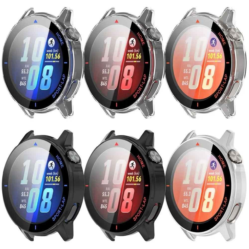 Huawei Watch GT Runner 2 Protective Case with Tempered Glass Screen Cover