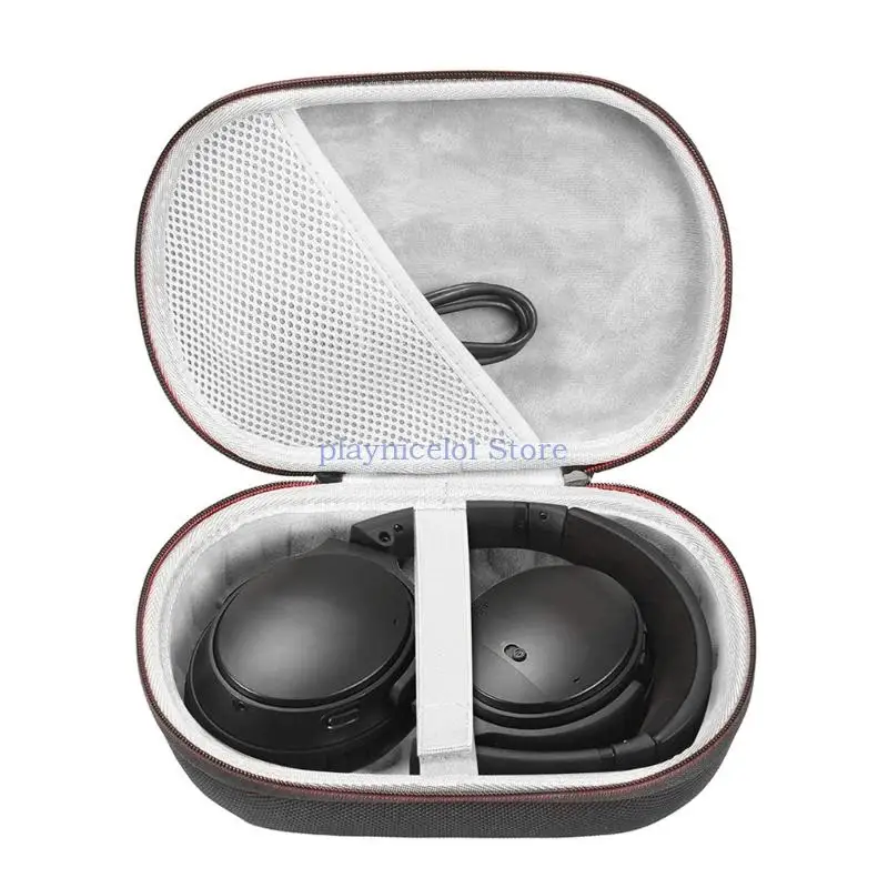 

Противоударная сумка для хранения из ЭВА для наушников QC45 QC35 QC25 QC15, безопасный чехол для переноски, ударопоглощающая из