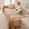Nordic Style Tassel Throw Blanket  4 Season Use Sofa Cover with Dust & Anti Cat Scratch Protection Ideal for Travel & Home Decor 4