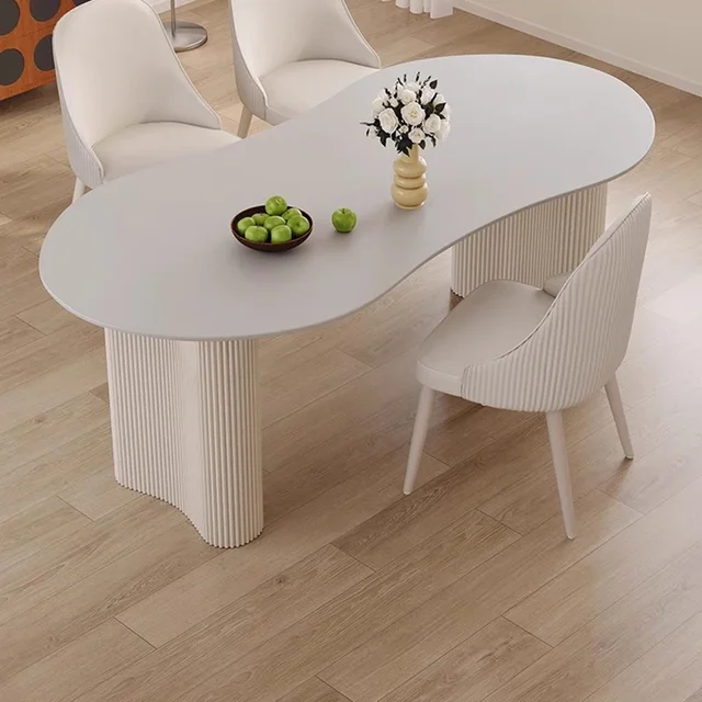 Mid Century Dining Table Desk Nordic Balcony Dining Table Makeup Modern Study Dining Table Modern Muebles Living Room Furniture 3