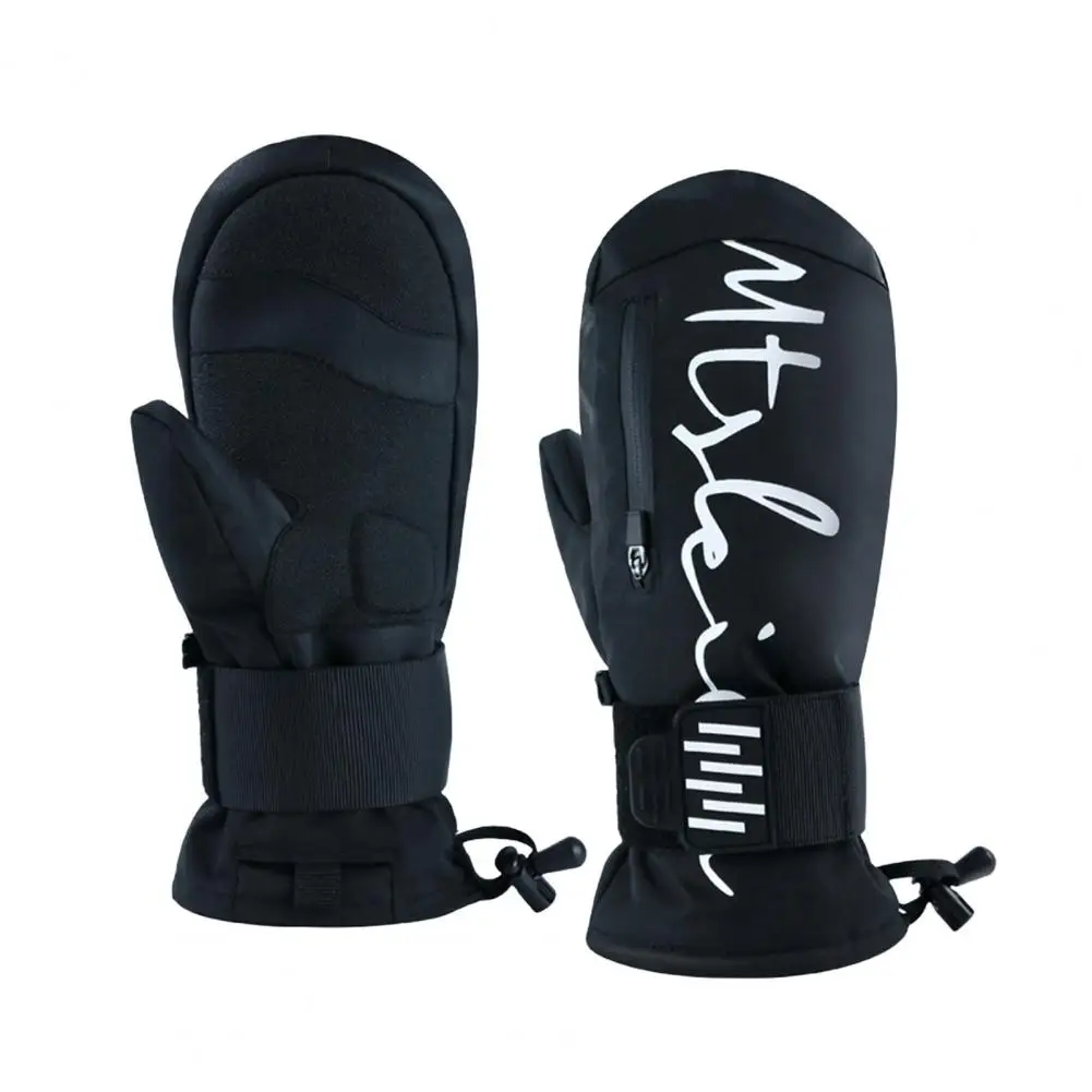 Waterproof Snowboarding Gloves Winter Ski Gloves with Built-in Wrist Guards for Snowboarding Cycling Waterproof Warm Eva Shock 4