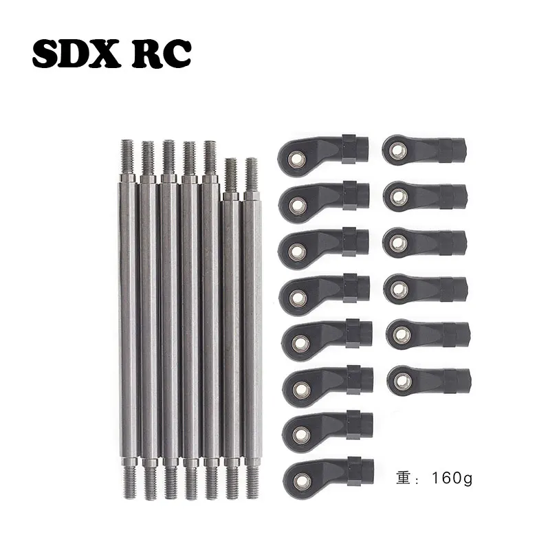 Stainless Steel Linkage Suspension Links Set Tie Rod Rc Car Parts