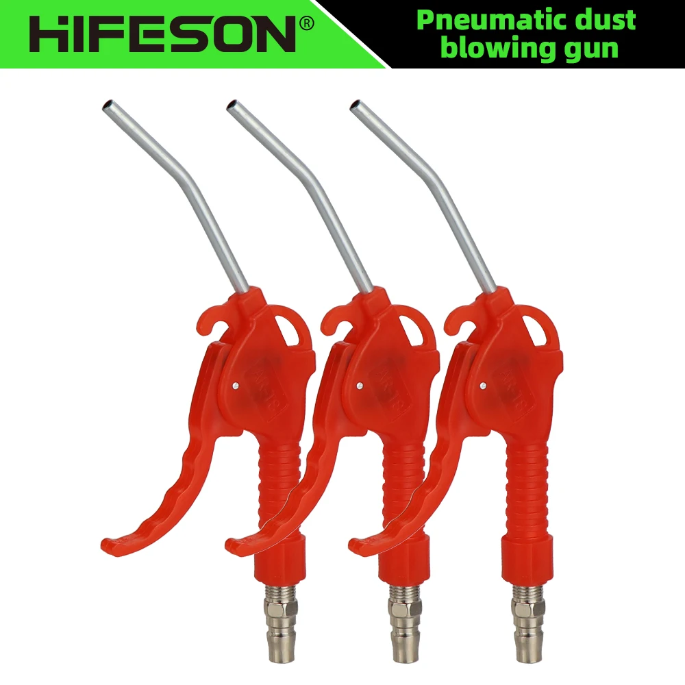 Pneumatic Blower Air Blowing Gun Compressor Pistol Duster Cleaner with EU connector Dust Spray 1/4" Port Car Duster Cleaning pneumatic blow gun