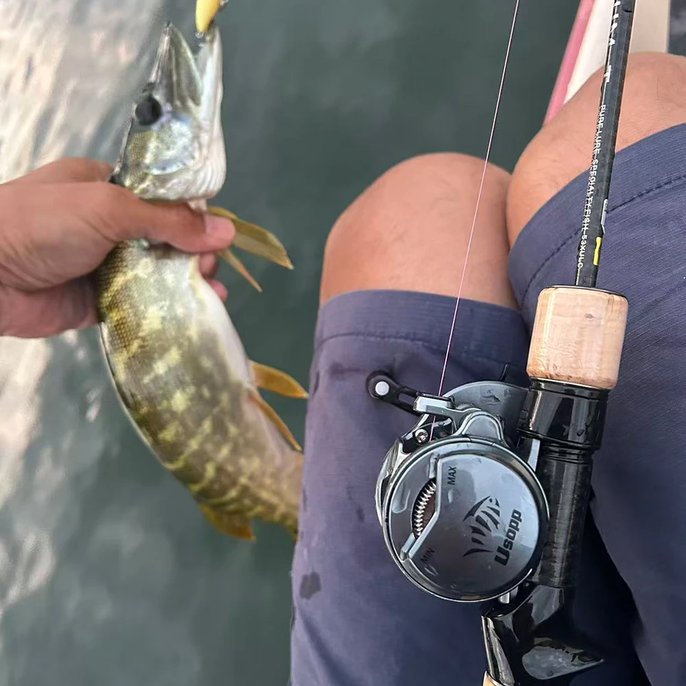 Leydun 新しいウソップ ベイトキャスティング フィッシング リール 125