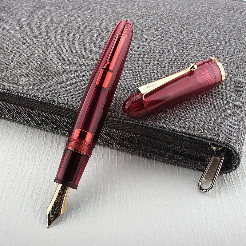 Jinhao 9019 Fountain Pen #8 Extra Fine / Fine / Medium Nib Big Size Office Pen Resin Stationery Business Writing Gifts fountain pen