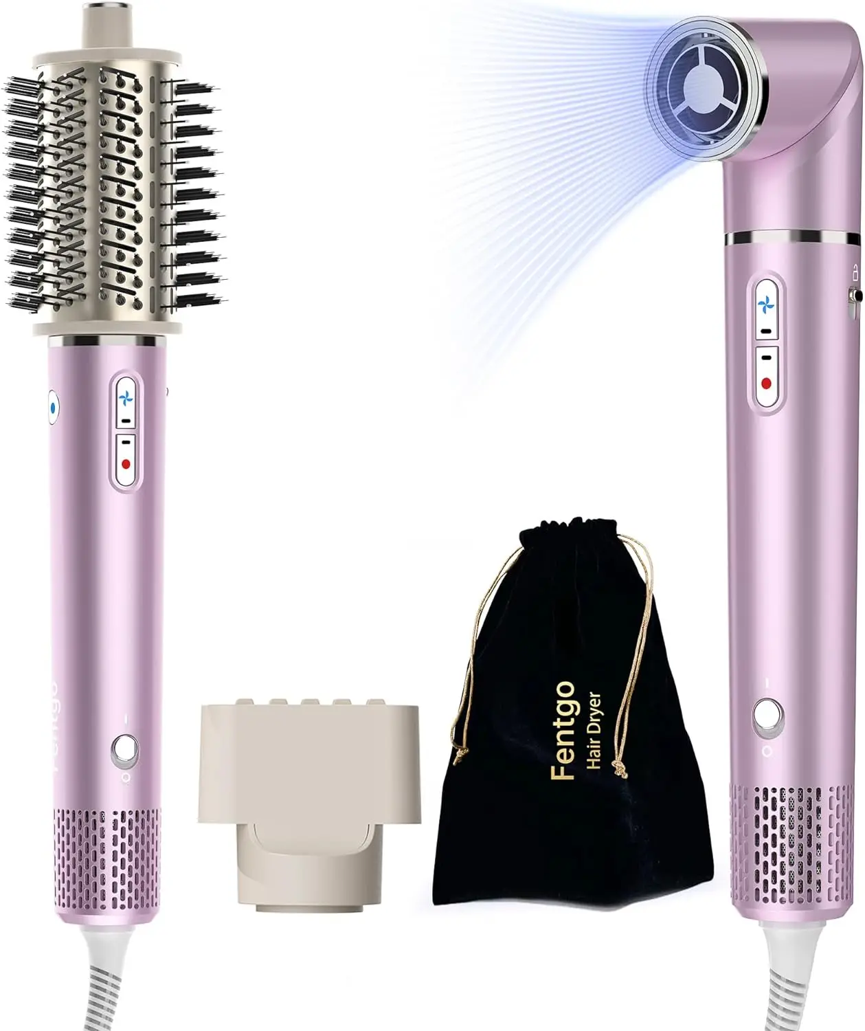 Hair Dryer Brush：Blow Dryer Brush 3 in 1 With 110,000 RPM High-Speed Negative Ionic Blow for Blow Out and Hair Styling