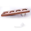 Solid Wood Whiskey Flight Tasting Board Holder - Scotch Flight Serving Tray with Glasses - Ideal Sampler Tray for Whiskey Lovers 3