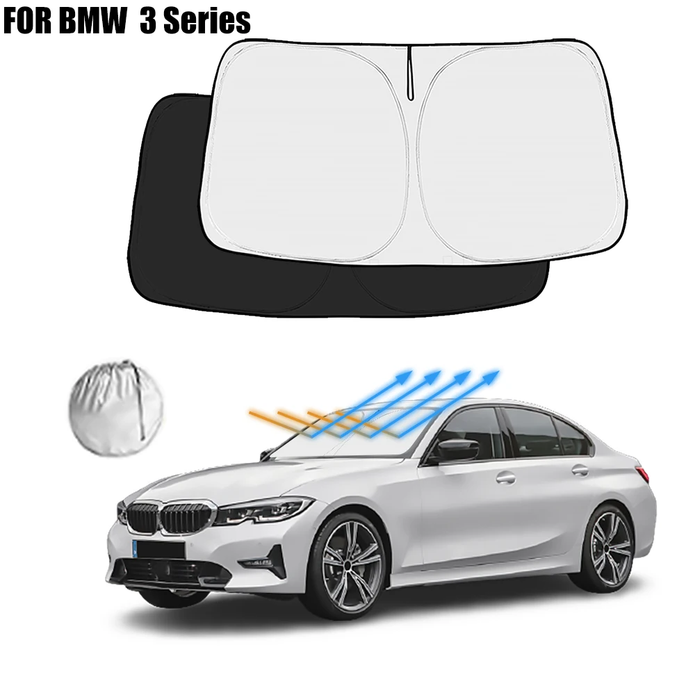 For BMW G20 G21 F30 F31 E90 E91 E92 E46 Car Windshield Sunshade Cover Front Window Sun Shade Visor Auto Interior UV Protection car sunshade,windshield sunshade,windshield sun shade