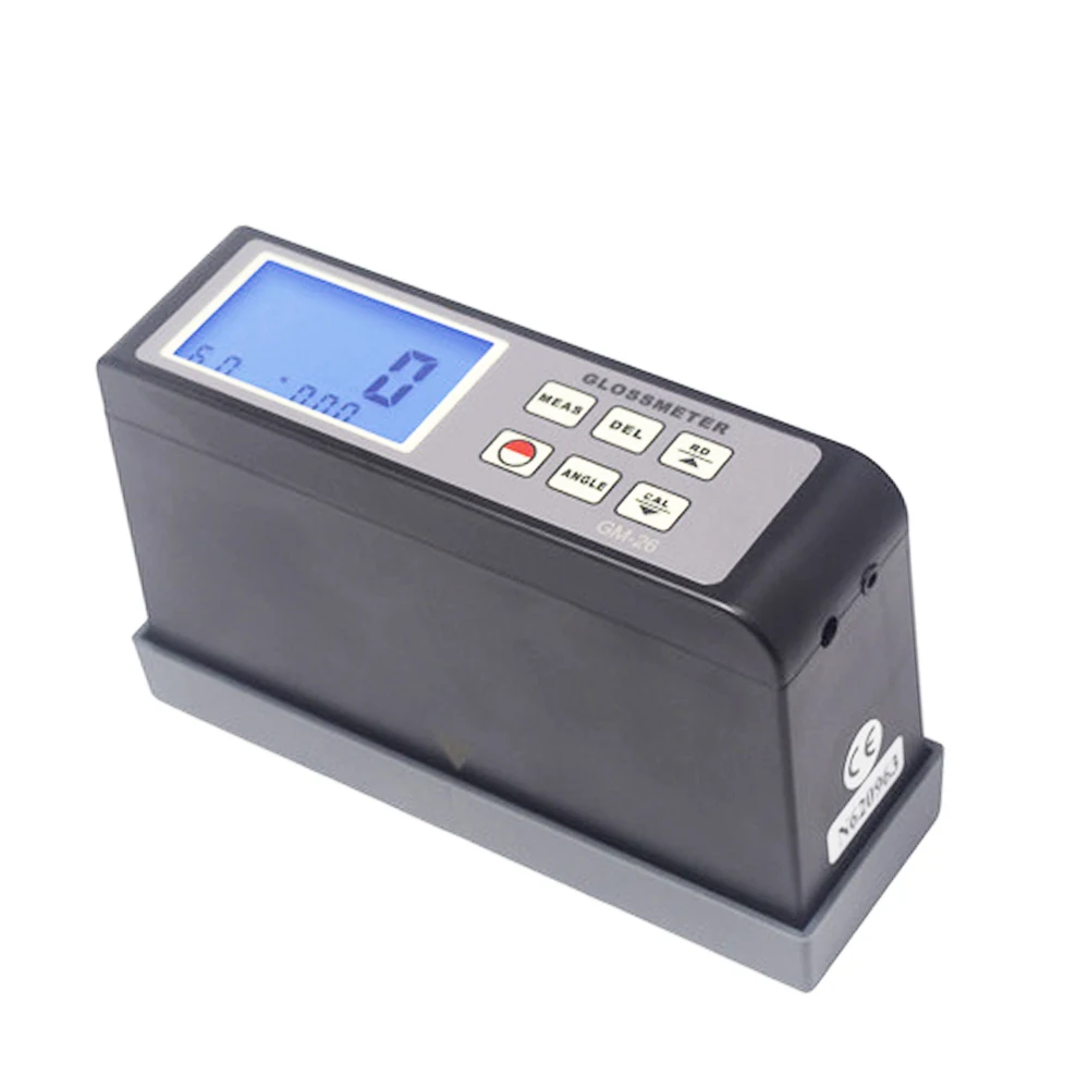 

Gloss Meter GM-26 20°/60° used in Floor maintenance Stone and tile gloss measurement Range 0.1GU~200 GU glossmeter