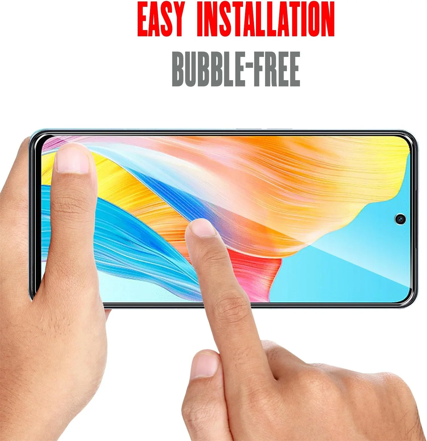 Premium Protective Tempered Glass Screen Protector, 2/4 Pack