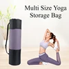 1pc Multi Size Yoga Mat Storage Mesh Bag Lightweight Non Slip Gym Breathable Mesh Holes Contraction Method Outdoor Yoga Exercise 1