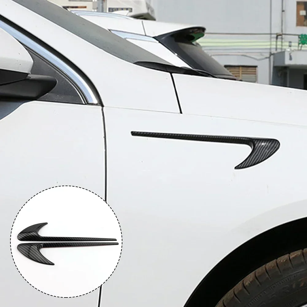메르세데스 벤츠 AMG V8 C200 C300 E300 E400 W213 C-클래스 W205 AMG 2개 차량 측면 스티커 벤트 펜더 트림 엠블럼 블레이드 로고 트림