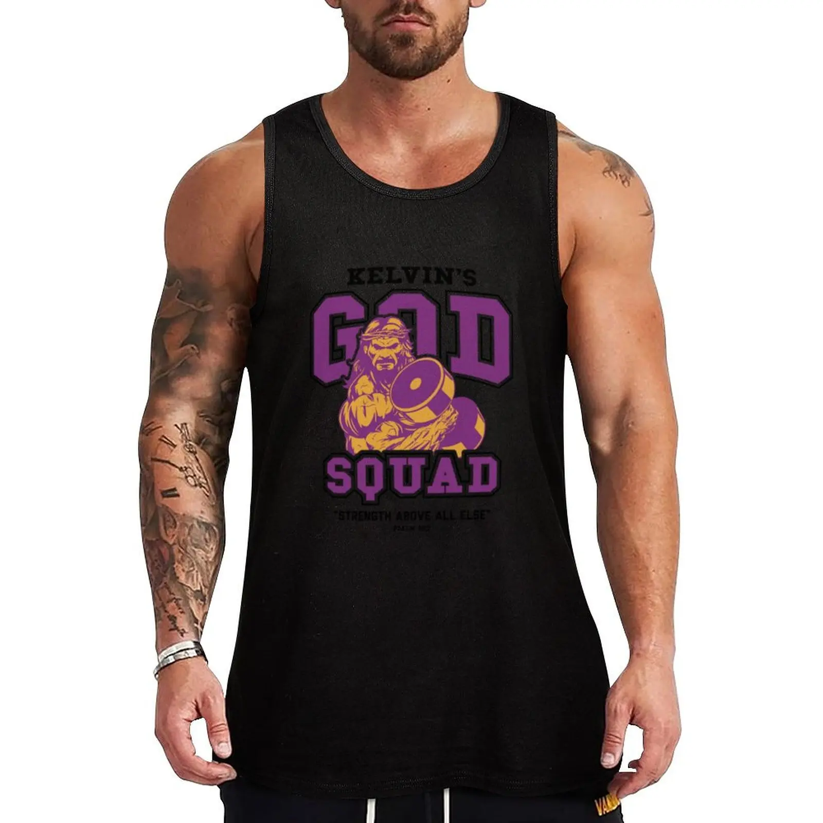 

Righteous Gemstones God Squad Tank Top gym Men's t shirt T-shirt for fitness