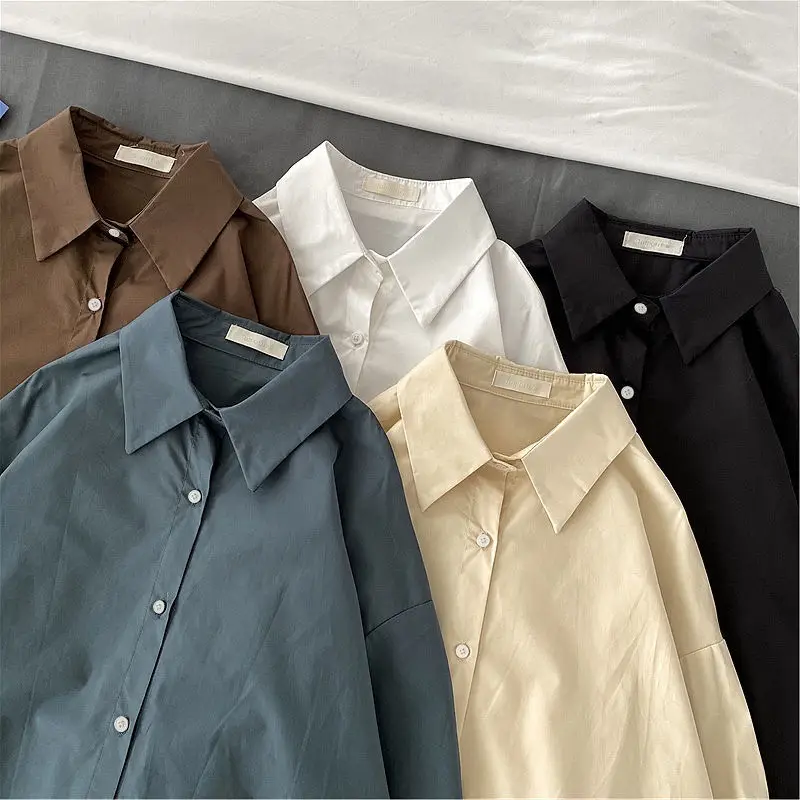 

Женская блузка XEJ 2023, роскошная дизайнерская модная Однотонная рубашка большого размера, Белый Топ для женщин, Корейская одежда на весну и осень