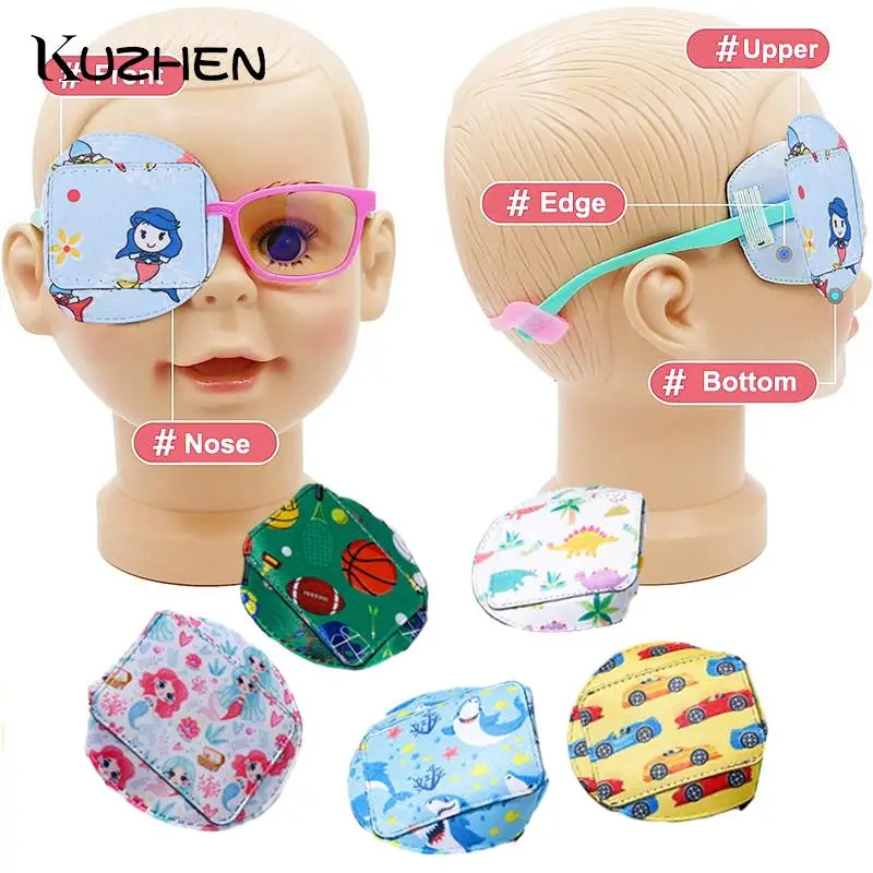 1Pcs Cute Kids Strabismus Treatment Vision Care Children Health Care Kids Child Occlusion Medical Lazy Eye Patch Eyeshade 5
