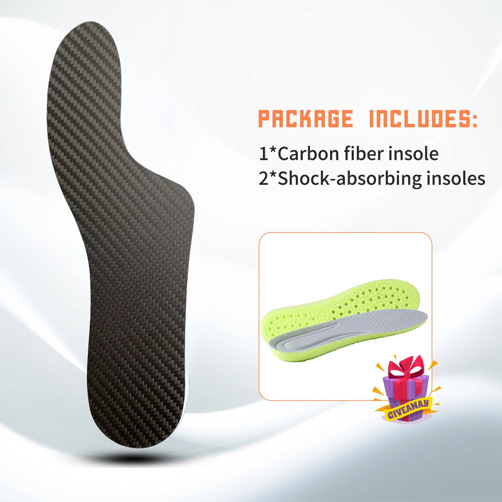 1Pair Morton’s Extension Carbon Fiber Insole Rigid Shoe Insert Big Toe Plate for Morton's Toe, Turf Toe, Hallux Rigidus Arthrit 2