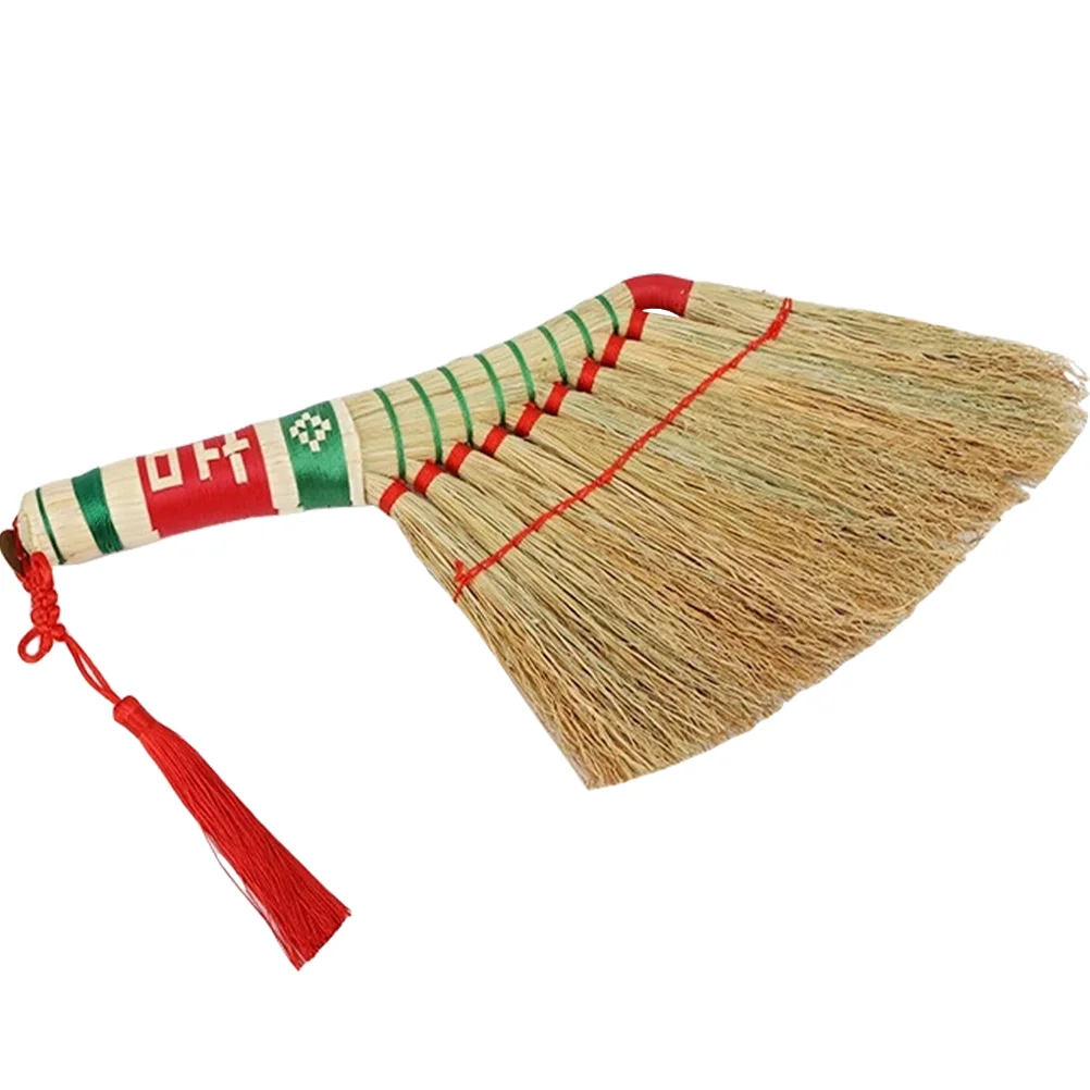 

Large Bales Short Handle Broom Indoor Soft Bristle Brush Cleaning Brooms Straw for Office