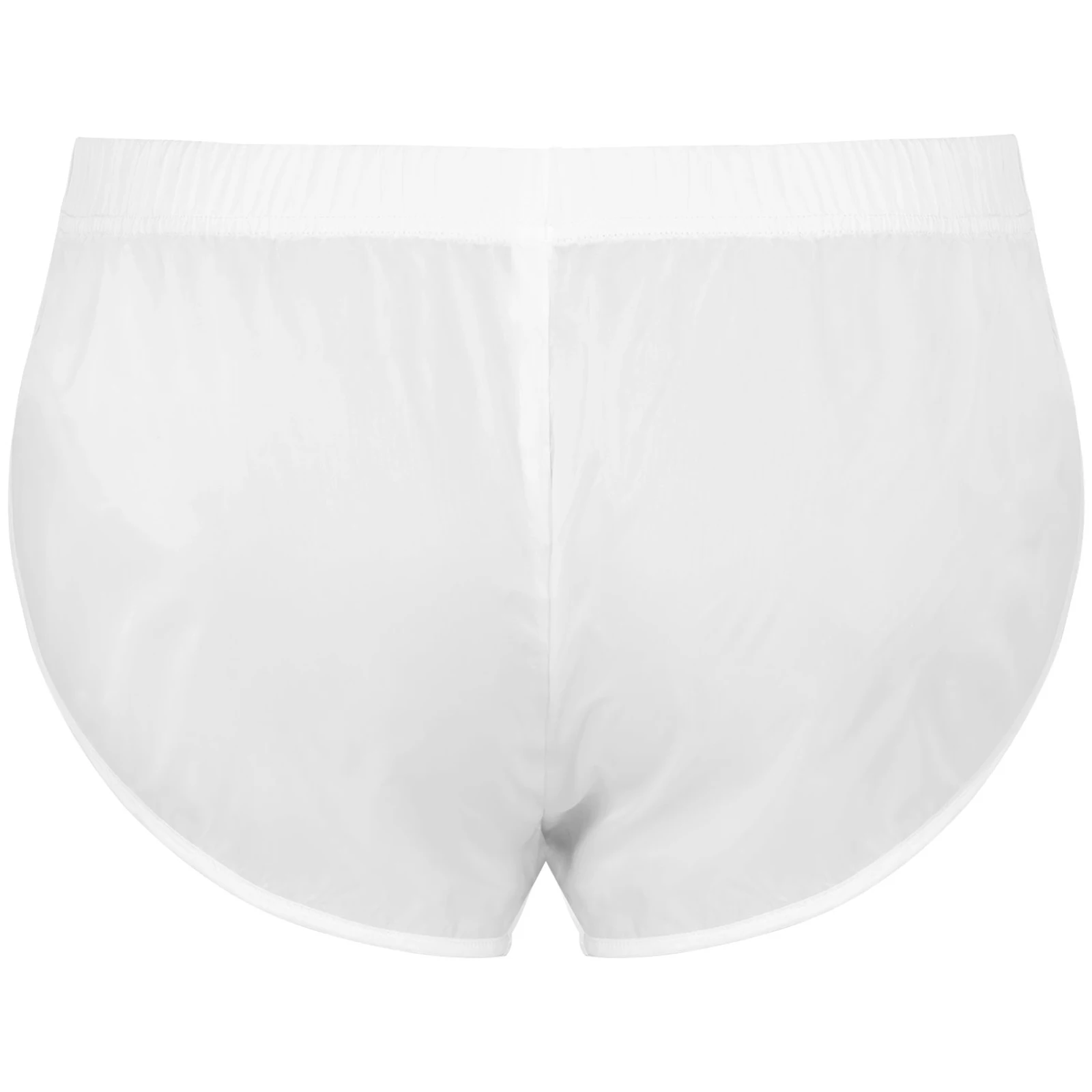 Mens Swimsuit Semi See-Through Swimming Trunks Sides Split Elastic Waistband Sun Bathing Swim Boxer Shorts Beachwear Swimwear