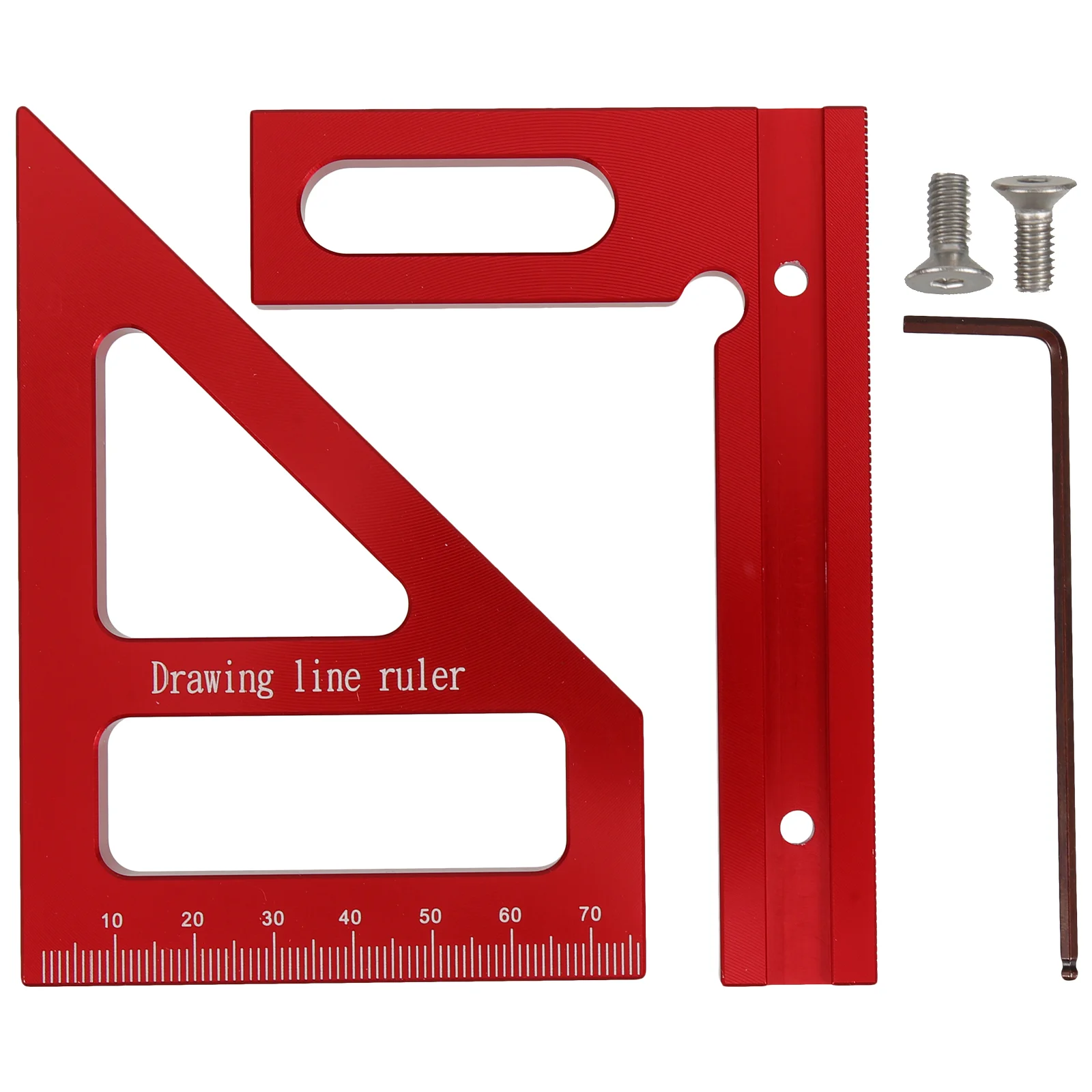 

Carpentry Ruler Right Angle Triangle Woodworking Woodpeckers Tools Measuring Multi Slide for Engineers 2 1