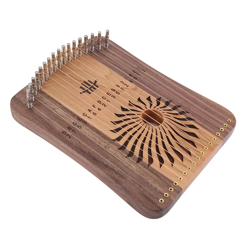 

Фортепиано Lyre Harp с 17 струнами, профессиональная клавиатура для игры пальцами, музыкальный инструмент