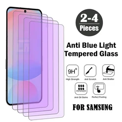 Anti Blue Light Tempered Glass Screen Protector (2 - 4 Piece Set) - 2Piece (Samsung A15)