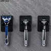2022 Waterproof Razor Holder Storage Hook Wall Men Shaving Shaver Shelf Bathroom Razor Rack Wall Bathroom Accessories 6